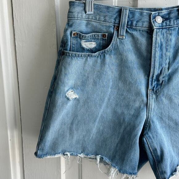 Uniqlo Denim Cut-off Jean Shorts - Picture 3 of 7